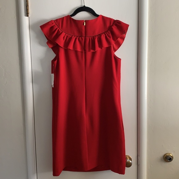 Trina Turk • Ruby Rose Ruffle Dress • Size 4 • NWT - Picture 3 of 7